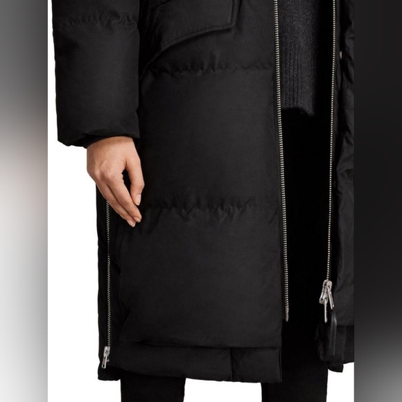 All Saints Ester Puffer Parka Coat - Picture 5 of 15